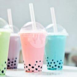 Milk Strowberry   Boba