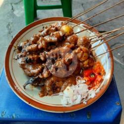 Sate Campur Telor Daging 10 Tusuk