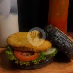 Burger Black Chicken Keju