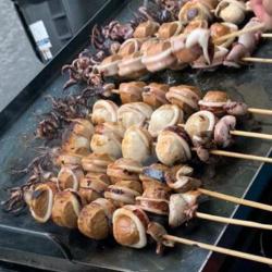 Sate Cumi Bakso Kepiting