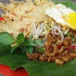 Nasi Pecel Telor Ceplok Tempe Mendoan Bumbu Pcel Dpisah