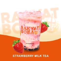 Strawberry Milktea Rakyat Boba