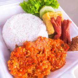 Nasi Geprek Sosis