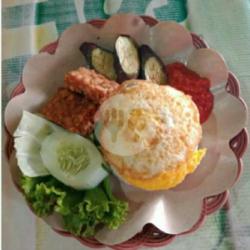 Nasi Telur Penyet