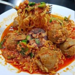 Indomie Rebus Bakso Sambal Geprek Lvl 3