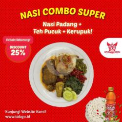 Nasi Padang Rendang Combo Super