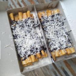 Banana Roll Dark Coklat Keju