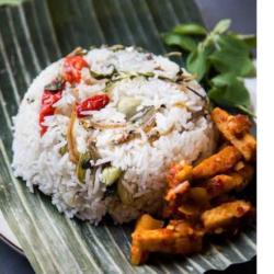 Nasi Ikan Teri   Tahu Tempe   Telur Dadar