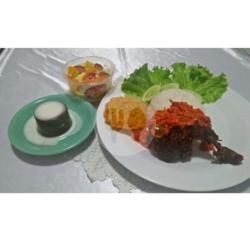 Paket Lengkap Ayam Rica Bakar