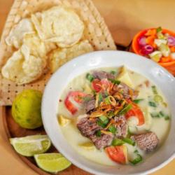 Soto Betawi Susu (daging)