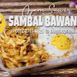 Nasi Ayam Suwir - Sambal Bawang