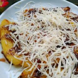 Pisang Kepok Bakar Coklat Keju,3