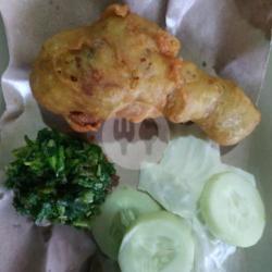 Ayam Tepung Paha Sambal Lombok Ijo