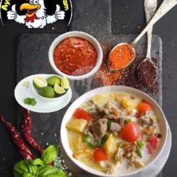 Soto Daging Sapi Kuah Santan