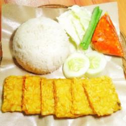 Nasi Tempe Penyet