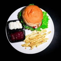 Cheese Burger Friench Fries