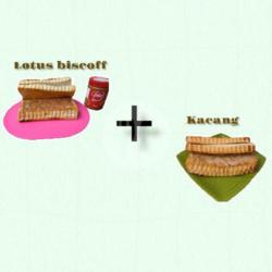 Roti Bakar Lotus Biscoff (crunchy) Kacang Susu
