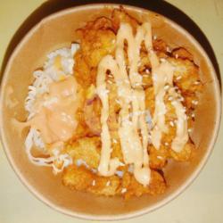 Chicken Karaage Mentai   Es Teh