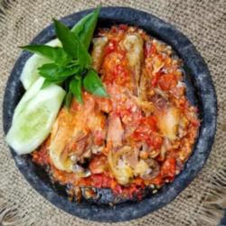 Ayam Penyet Sambel Merah