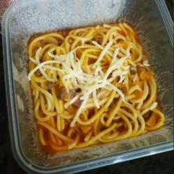 Spaghetti Chicken Mushroom  Bonus 1 Air Mineral