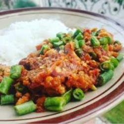 Nasi Sambel Tempe Kacang