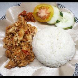 Fillet Dada Ayam Geprek Sambal Bawang Nasi