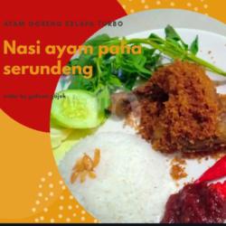 Nasi Ayam Paha Serundeng