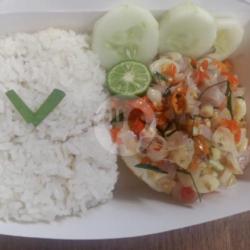 Nasi Telor Ceplok Sambel Matah