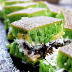 Pandan Keju Pisang Coklat