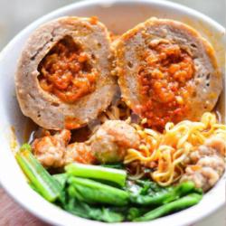 Mie Bakso Pedas Ukuran Sedang