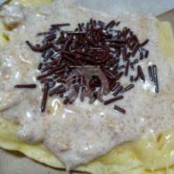 Pancong Lumer Tiramisu Crunchy Cokelat