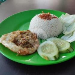 Nasi Telor Ceplok Sambal Ijo