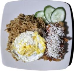 Paket Mie Ayam Geprek Telor Ceplok Keju