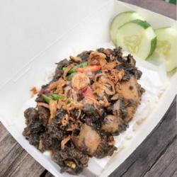 Nasi Pedas Cumi Hitam