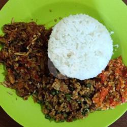 Nasi Sambel Kerang Mercon