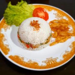 Nasi Burger Vegetarian