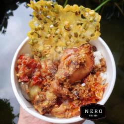 Nasi Ayam Kremes Bali (ayam Pop) Terong Balado - Nasi Campur Murah