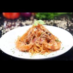 Chilli Prawn Spaghetti