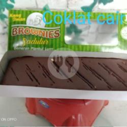 Brownis Blueberry Coklat Lumer