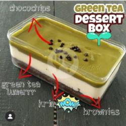 Dessert Box Brownies Green Tea Coklat