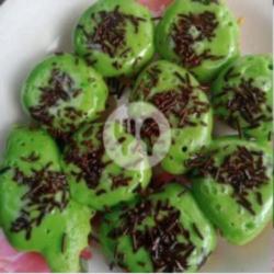 Kue Cubit Pandan Setengah Matang