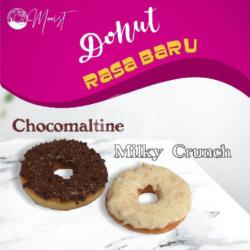 Donat Susu Chocomaltine N Milky Crunch 1/2 Lusin