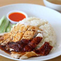 Nasi Ayam Komplit   Ayam ( Ayam Bakar)