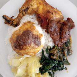 Nasi Rendang Ayam Bakar