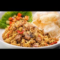 Nasi Goreng Ayam   Kerupuk