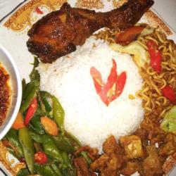 Nasi Campur   Ayam Rica Kecap