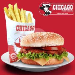 Paket Chicago Cheese Burger