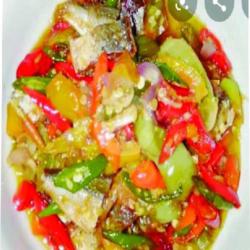 Ikan Asin Peda Mercon ( Free Nasi   Terong Balado )