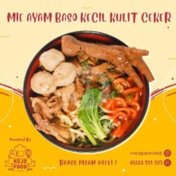 Mie Ayam Baso Kecil Kulit Ceker