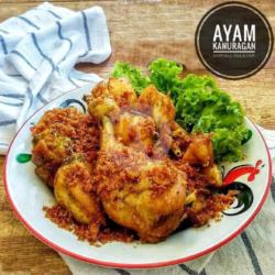 Paket Ayam Kanuragan Kremes Sambel Geledek   Nasi